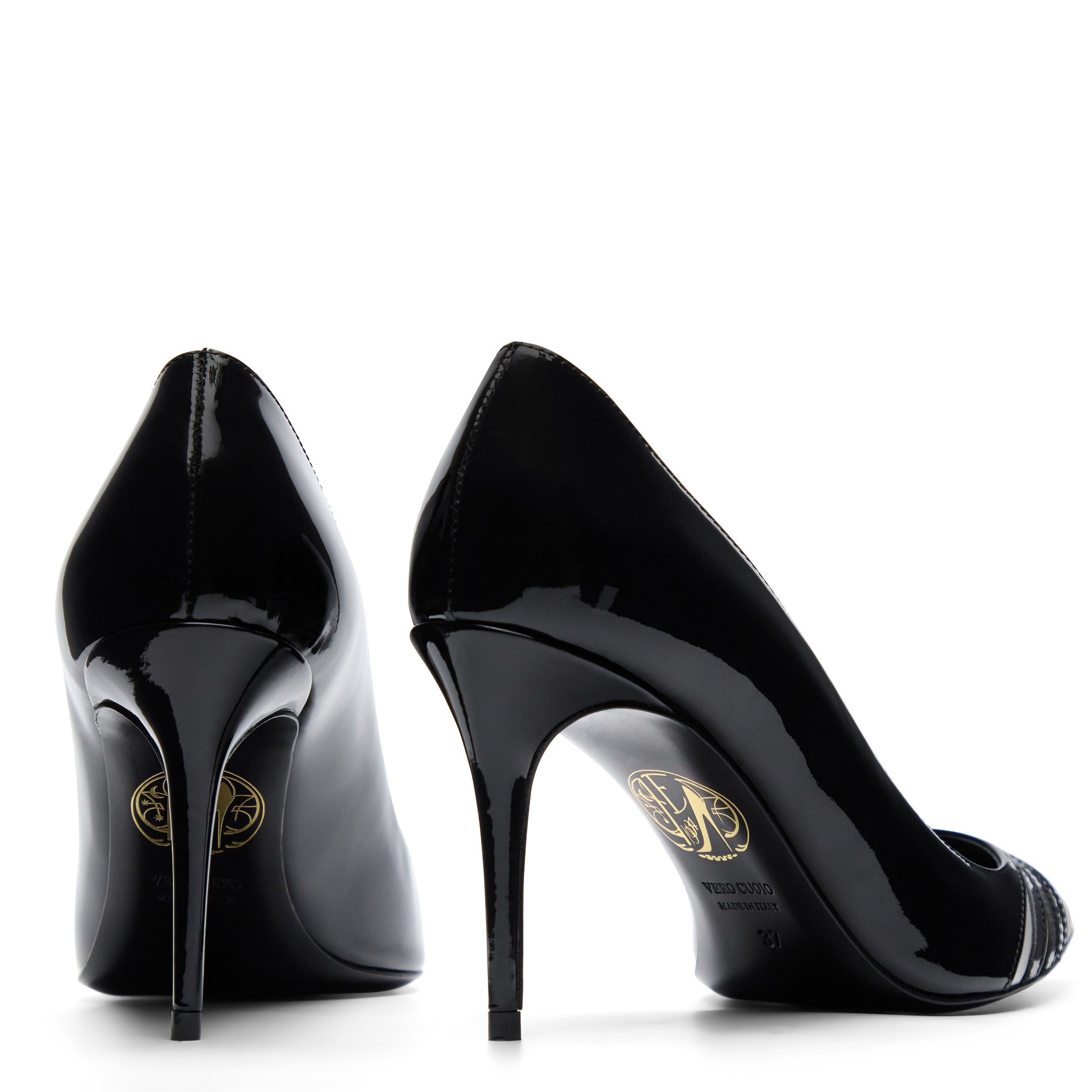 1964 85 Noir Perlé Cuir Vernis