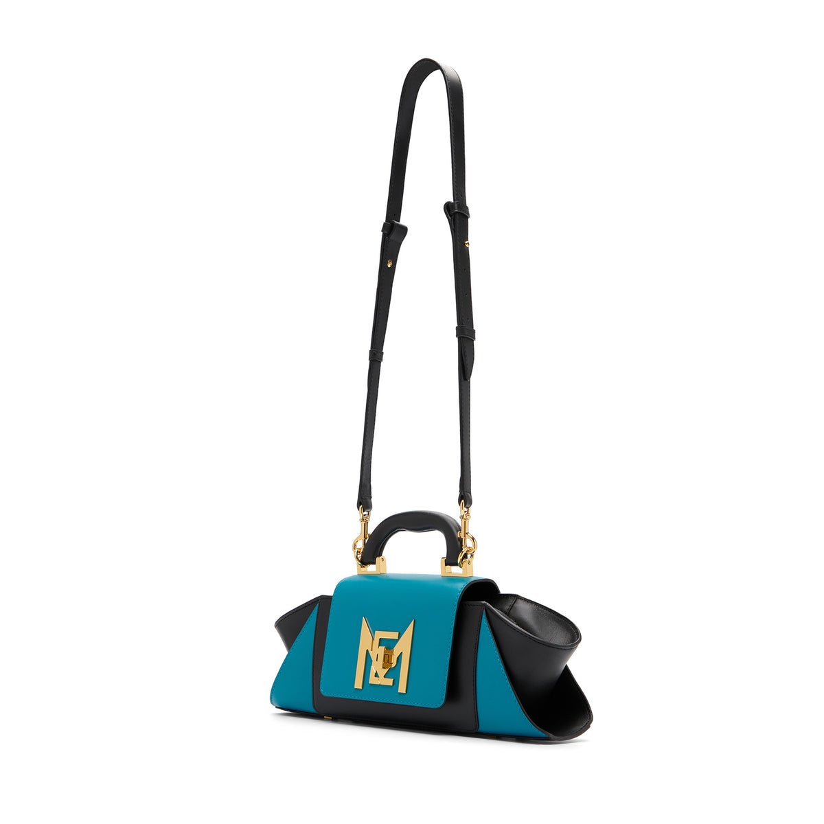 Allure Turquoise Noir Cuir Mat