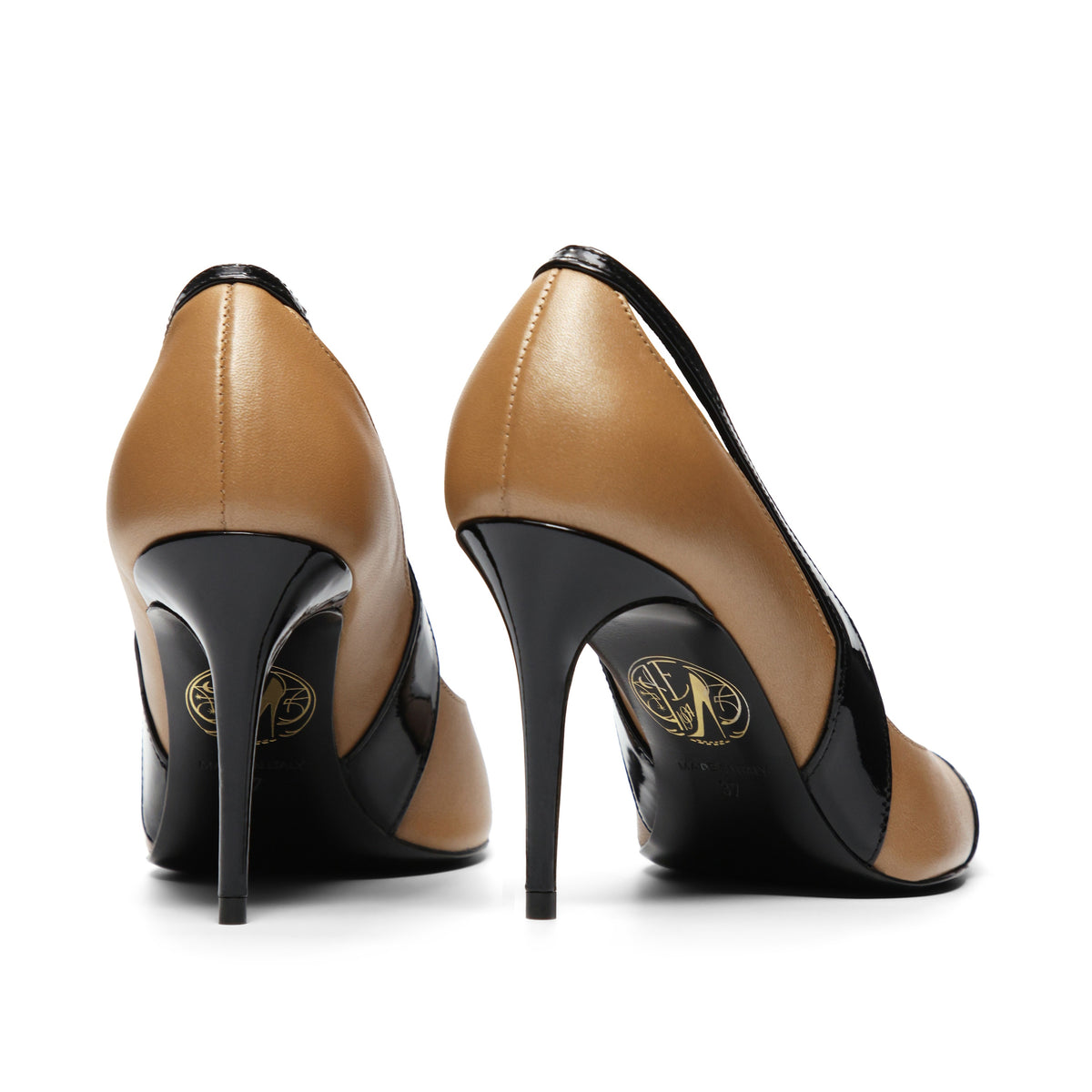 Kennedy 85 Espresso Noir Cuir Mat Et Vernis