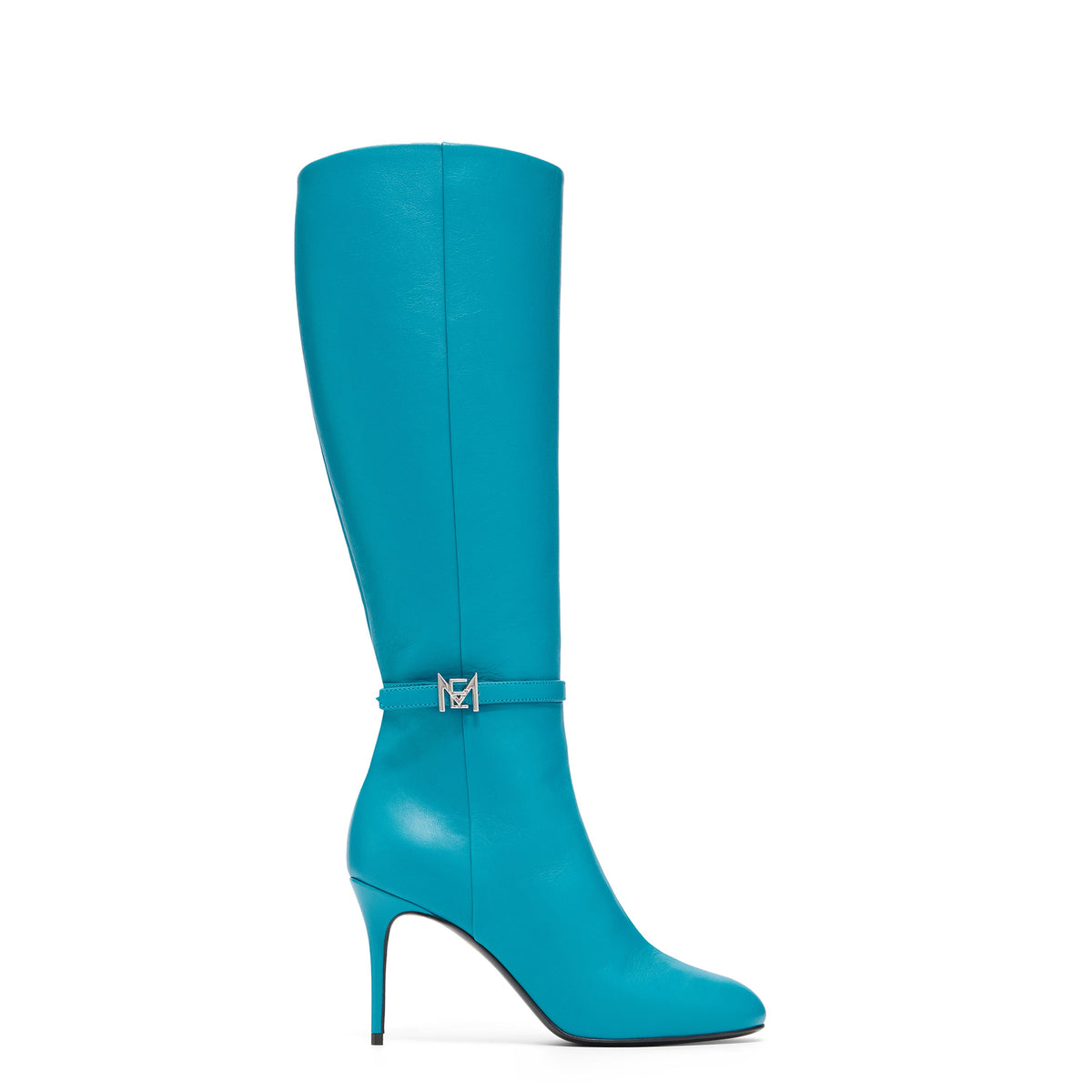 Opera Botte 85 Turquoise Cuir Mat