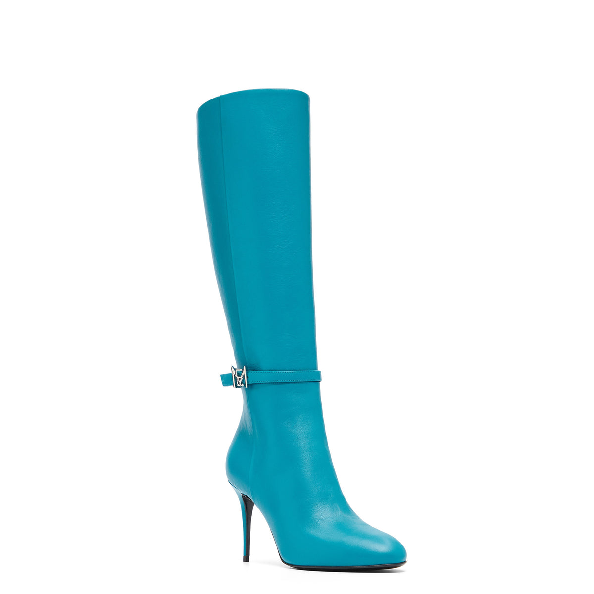 Opera Botte 85 Turquoise Cuir Mat