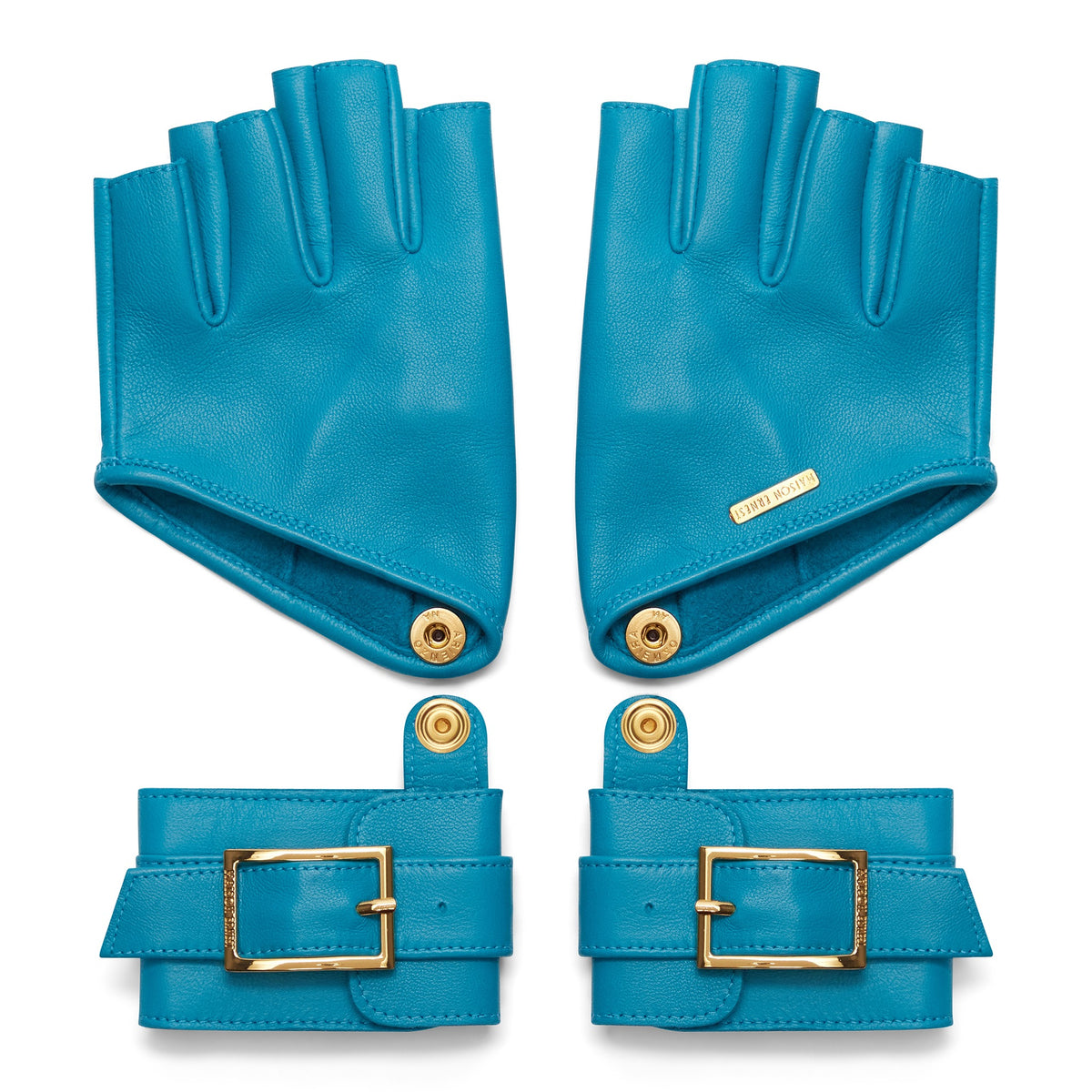 Pulsion Turquoise Cuir Mat