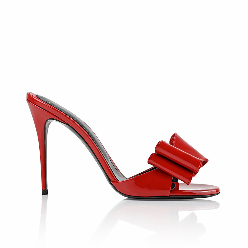 Maison Ernest LUX JOUJOU Rouge 12 Red Patent Leather And Metal